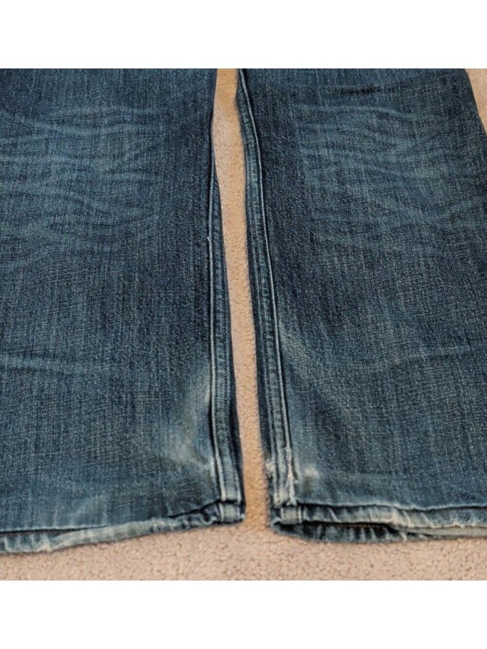 Levis 514 Jeans Mens W34 L28 Straight Leg Regular Fit Medium Wash Denim - Picture 8 of 14